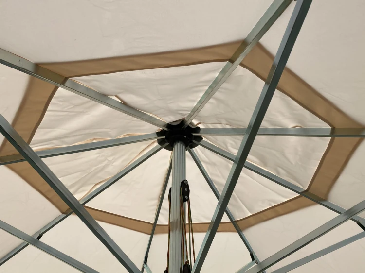 Konstrukcja parasola ogrodowego